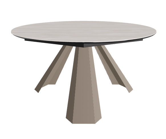 Diameter 140 x Height 73 cm_Colosseo_Titanium Embossed