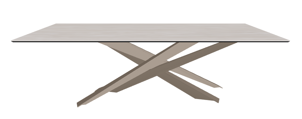 240x120x74.5h Rectangle Shaped_Colosseo_Titanium Embossed