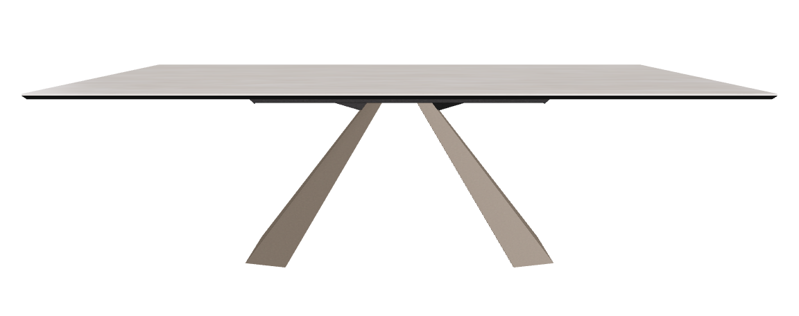 240x120x73h Rectangle Shaped_Colosseo_Titanium Embossed