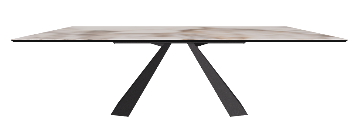 240x120x73h Rectangle Shaped_Corcovado_Black Embossed