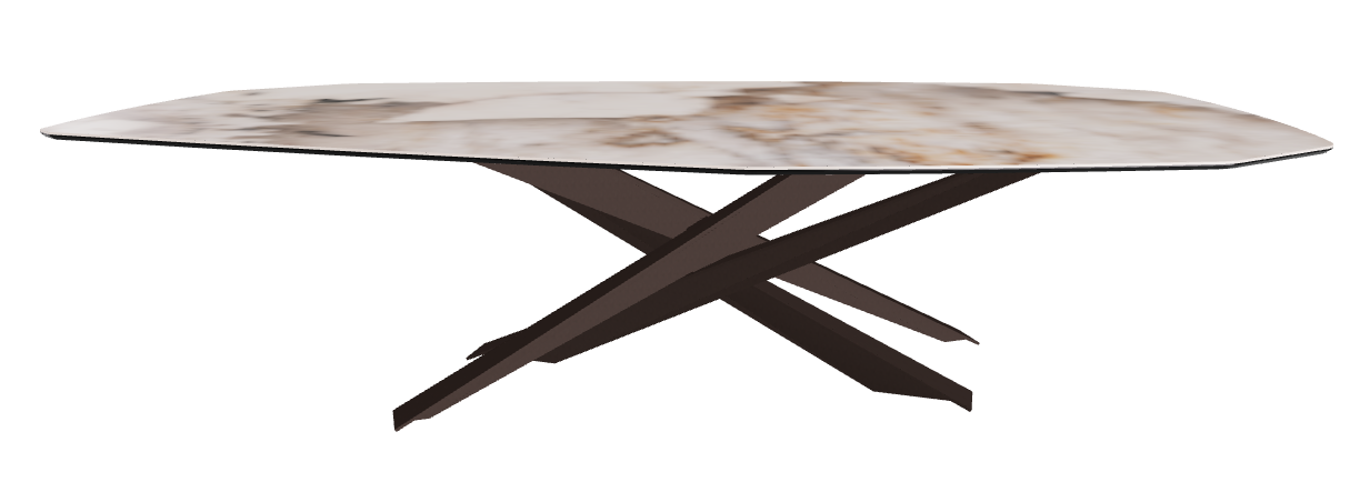 300x130x74.5h Polygon Shaped_Corcovado_Bronze Embossed