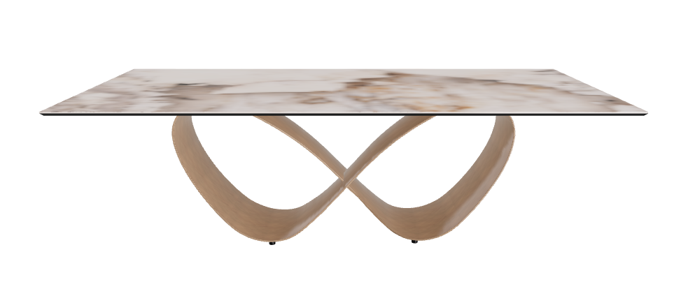 240x120x74h Rectangle Shaped_Corcovado_Brushed Bronze