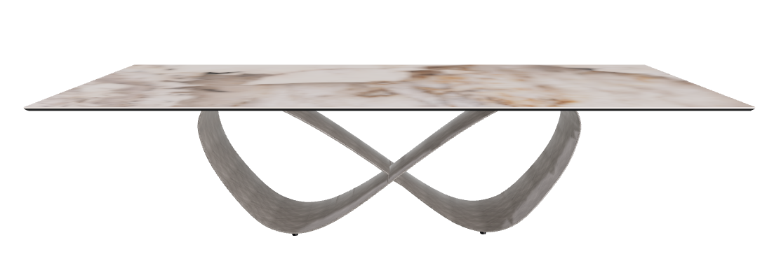 300x120x75h Rectangle Shaped_Corcovado_Brushed Grey