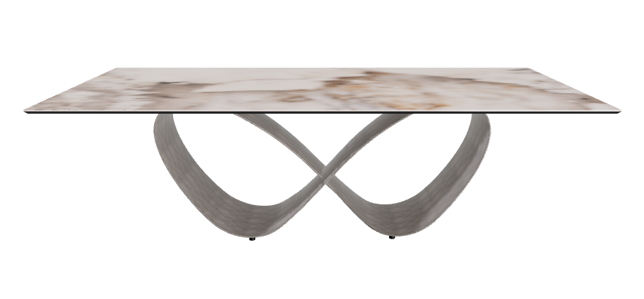 240x120x74h Rectangle Shaped_Corcovado_Brushed Grey