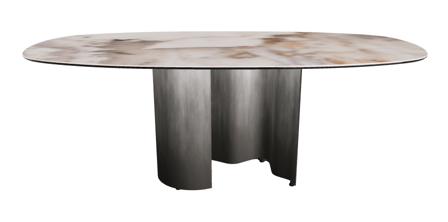 200x100x74h Bisuit Shaped_Corcovado_Oxy Grey