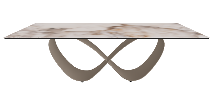 240x120x74h Rectangle Shaped_Corcovado_Titanium Embossed