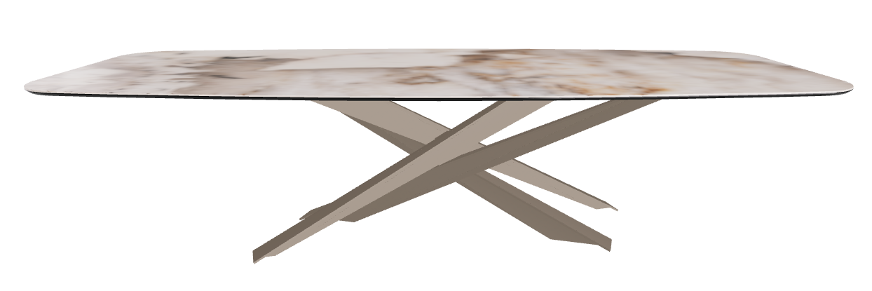300x120x74.5h Barrel Shaped_Corcovado_Titanium Embossed