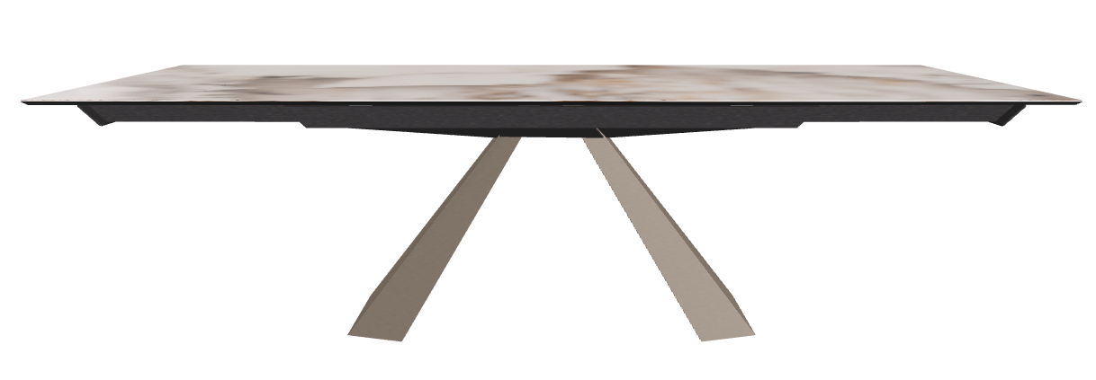 182/258x90x75h Rectangle Shaped_Corcovado_Titanium Embossed
