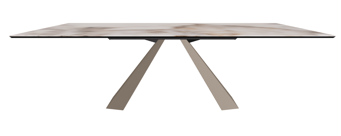 240x120x73h Rectangle Shaped_Corcovado_Titanium Embossed