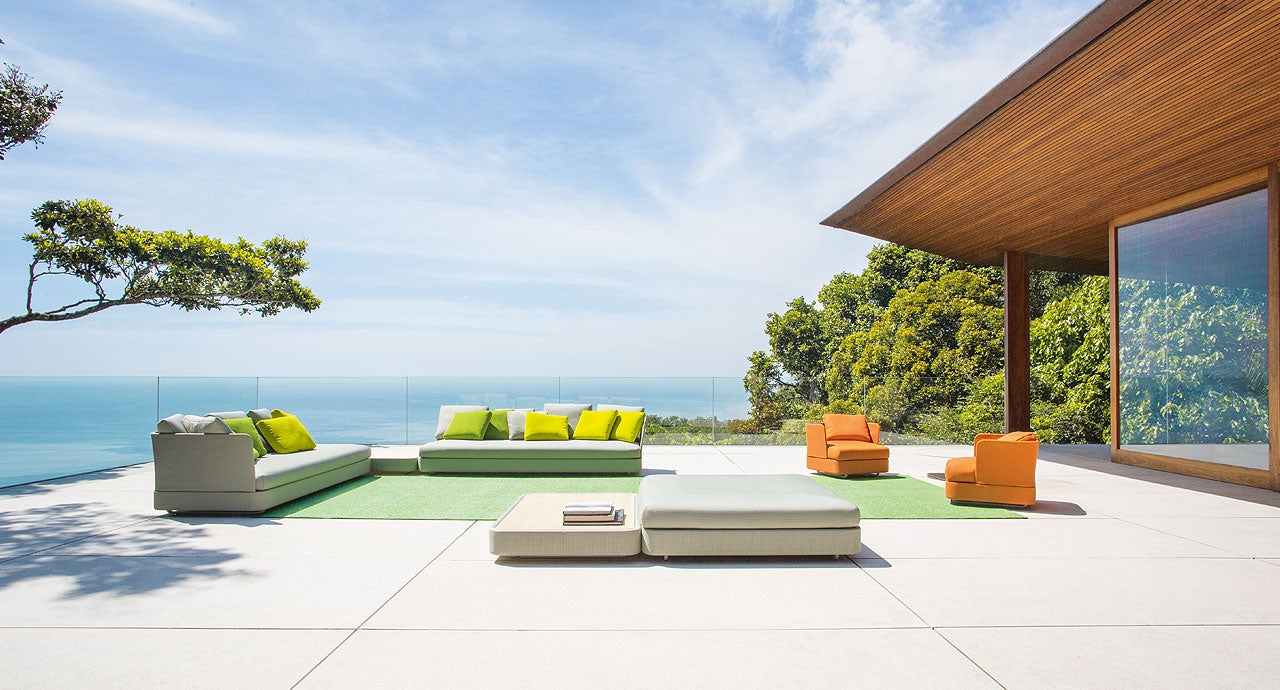 Paola Lenti Cove Modular Platforms And Poufs