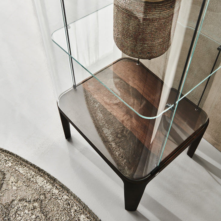 Cattelan Italia Chantal Extra Clear Glass Showcase