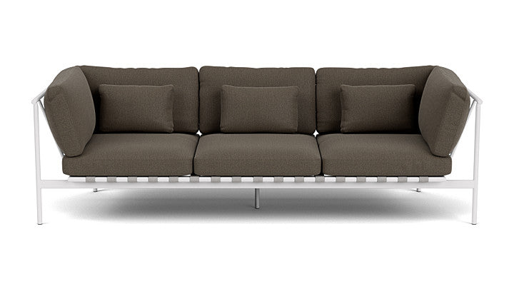 Barlow Tyrie Around Deep Seating Triple Lounge Sofa with Aluminium Arms