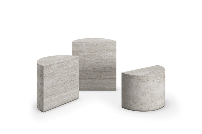 Cattelan Italia Domingo Coffee Table Set of 3 50x25