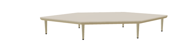 Royal Botania Styletto Lounge Hexagonal Side Table 90 x 85 x 28