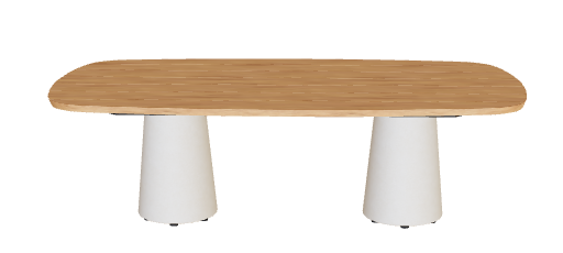Royal Botania Conix Low Dining Table 220 x 67