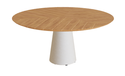 Royal Botania Conix Dining Table Ø 160 x 75
