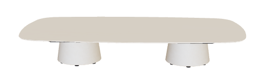 Royal Botania Conix Low Dining Table 220 x 35