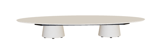 Royal Botania Conix Low Dining Table 250 x 35