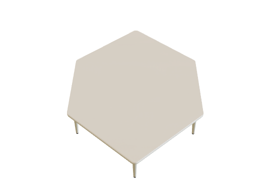 Royal Botania Styletto Lounge Hexagonal Side Table 90 x 85 x 28