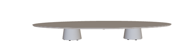 Royal Botania Conix Low Dining Table 320 x 35