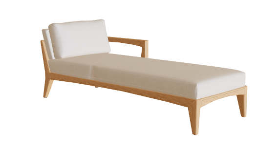 Royal Botania Zenhit Daybed With Left Armrest