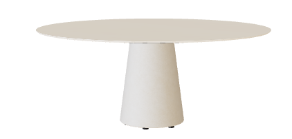 Royal Botania Conix Low Dining Table Ø 160 x 67