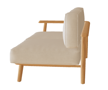 Royal Botania Mambo Lounge 2 Seater With Right Armrests