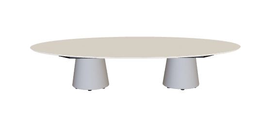 Royal Botania Conix Low Dining Table 250 x 50