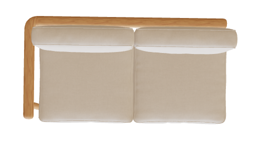 Royal Botania Mambo Lounge 2 Seater With Right Armrests