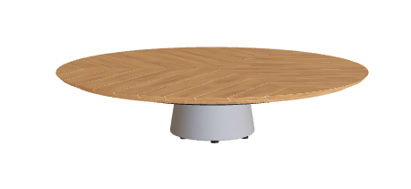 Royal Botania Conix Low Dining Table Ø 160 x 35