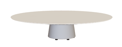 Royal Botania Conix Low Dining Table Ø 160 x 35