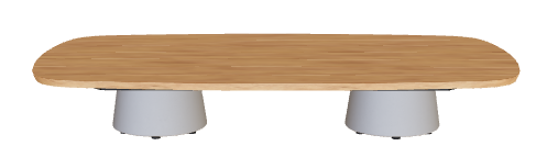 Royal Botania Conix Low Dining Table 220 x 35