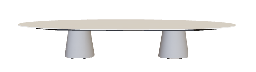 Royal Botania Conix Low Dining Table 320 x 50
