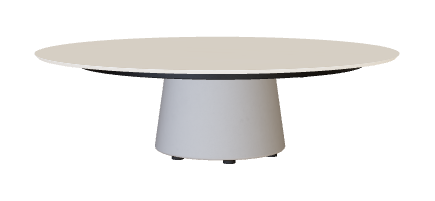 Royal Botania Conix Low Dining Table Ø 120 x 35