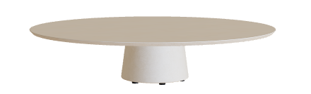 Royal Botania Conix Low Dining Table Ø 160 x 35