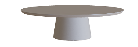 Royal Botania Conix Low Dining Table Ø 120 x 35