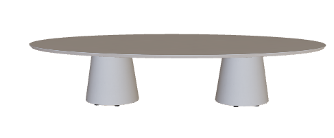Royal Botania Conix Low Dining Table 250 x 50