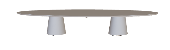 Royal Botania Conix Low Dining Table 320 x 50