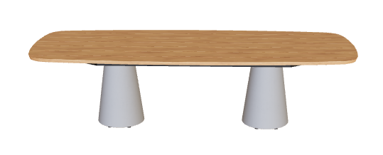 Royal Botania Conix Dining Table 300 x 75