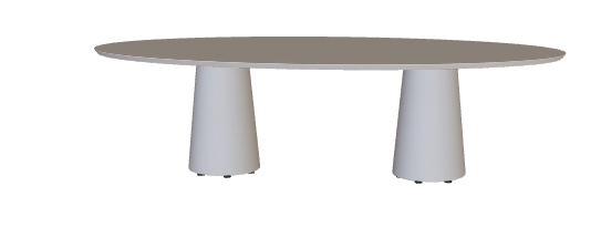 Royal Botania Conix Low Dining Table 250 x 67