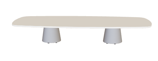 Royal Botania Conix Low Dining Table 300 x 50