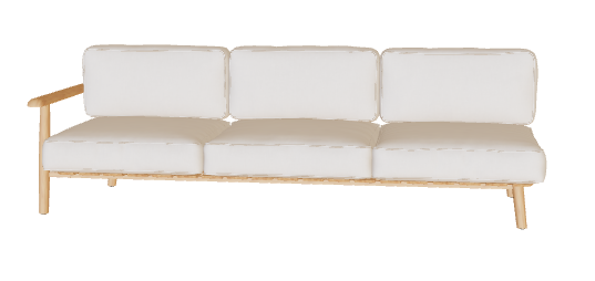 Royal Botania Mambo Lounge 3 Seater With Right Armrests