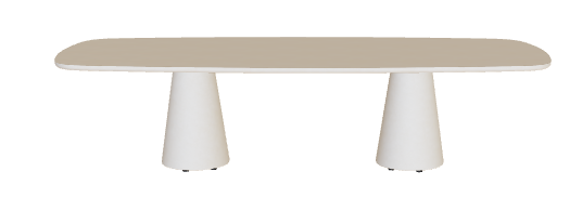 Royal Botania Conix Dining Table 300 x 75