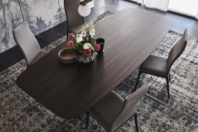 Cattelan Italia Dragon Wood Barrel-Shaped Dining Table