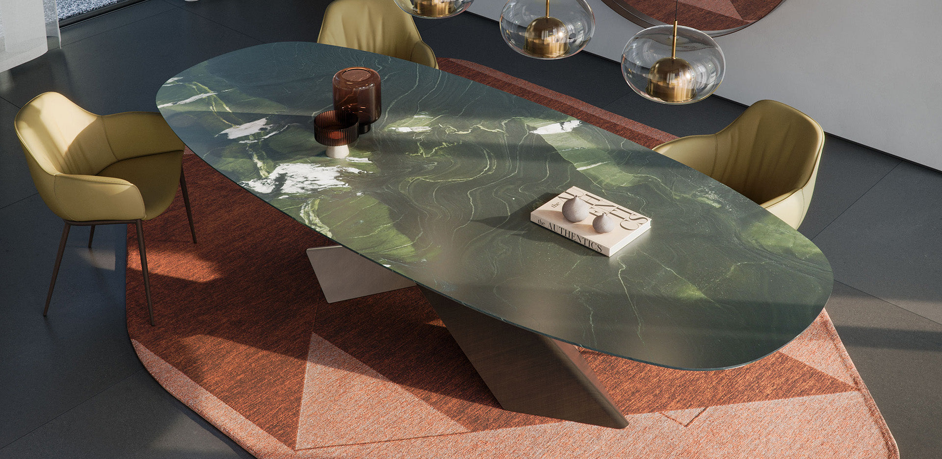 Cattelan Italia Tyron Marble Dining Table