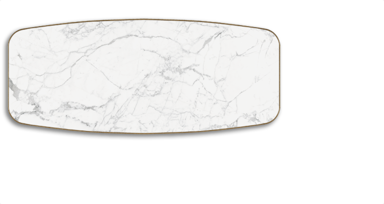 Cattelan Italia Papel Keramik Premium Barrel-Shaped Dining Table