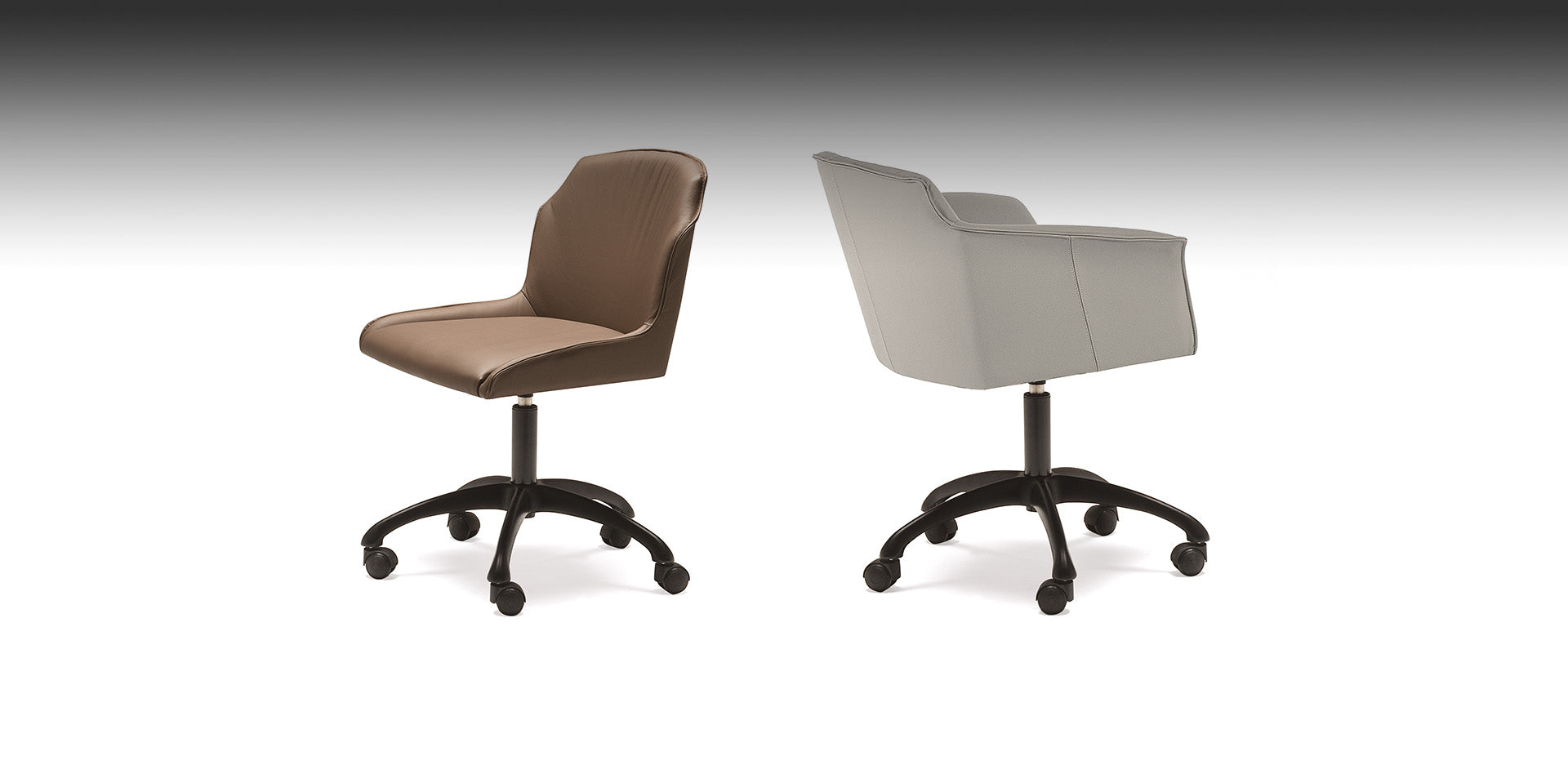 Cattelan Italia Tyler Wheels chair with Armrest