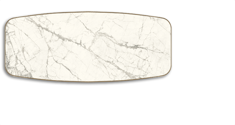 Cattelan Italia Papel Keramik Premium Barrel-Shaped Dining Table