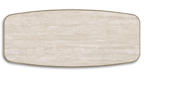 Cattelan Italia Papel Keramik Premium Barrel-Shaped Dining Table