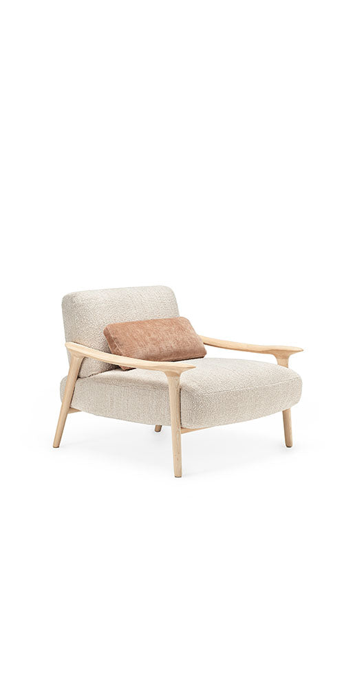 Cattelan Italia Giselle Wooden Lounge Armchair